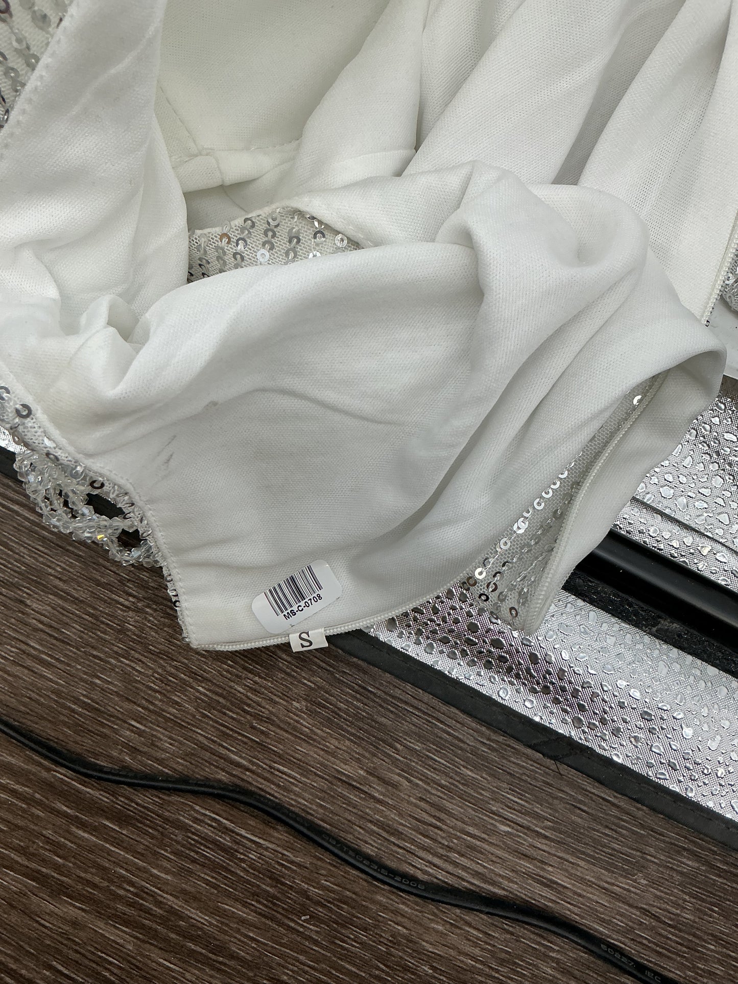 Silver Sequin Dress Size S