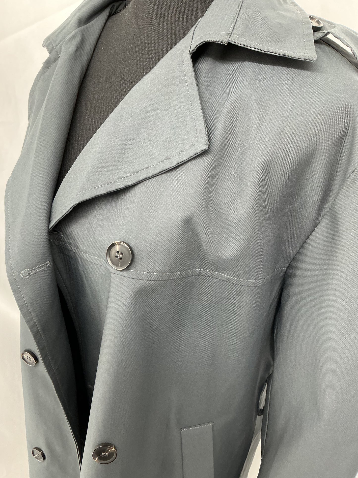Grey Trench Coat Size No