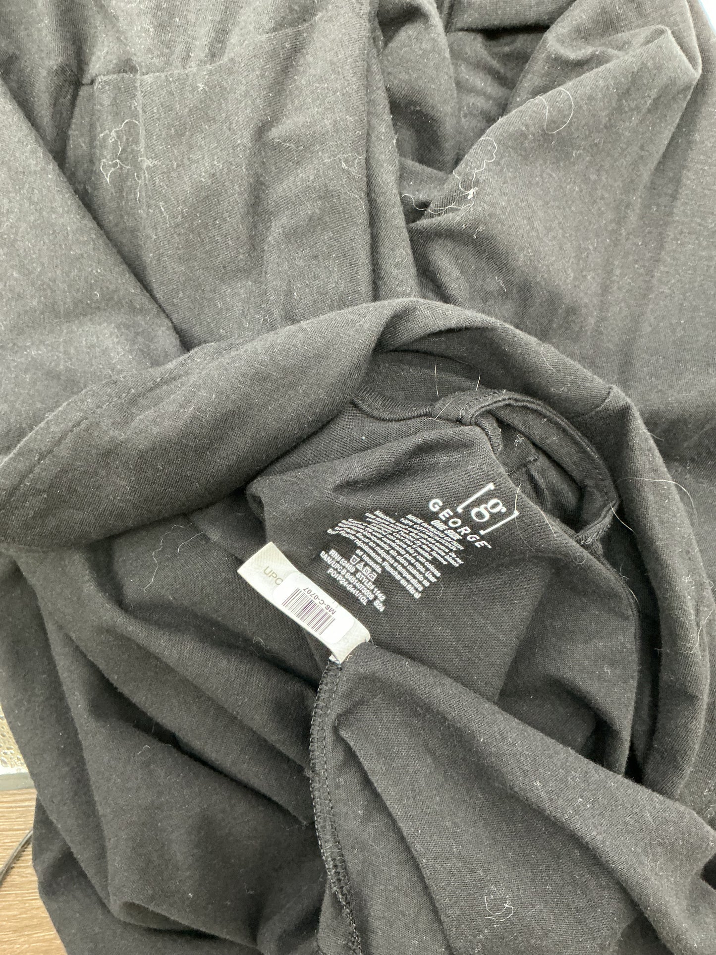 GEORGE Soft Black Sleep Robe Size No