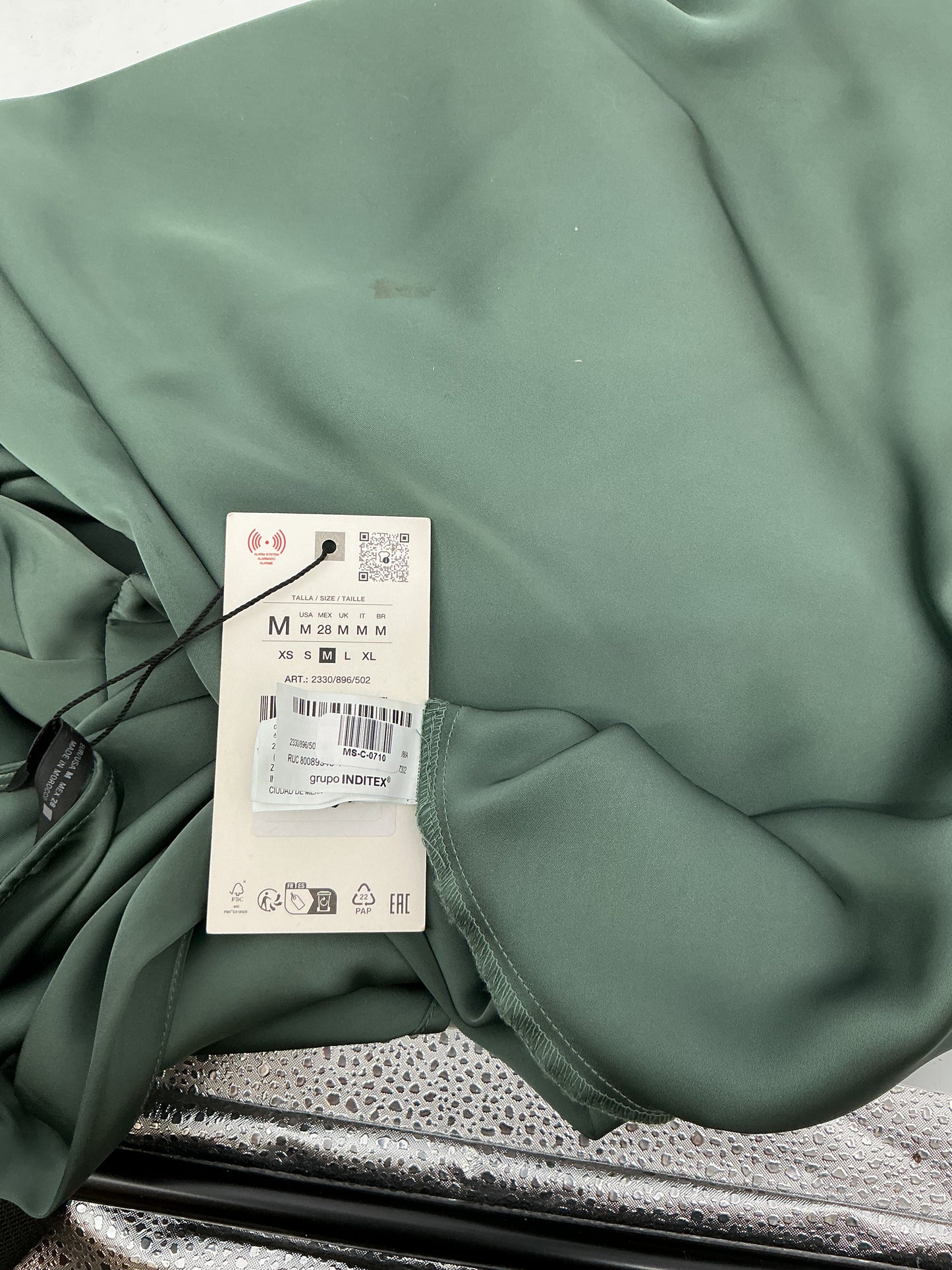 ZARA Green Dress Size M