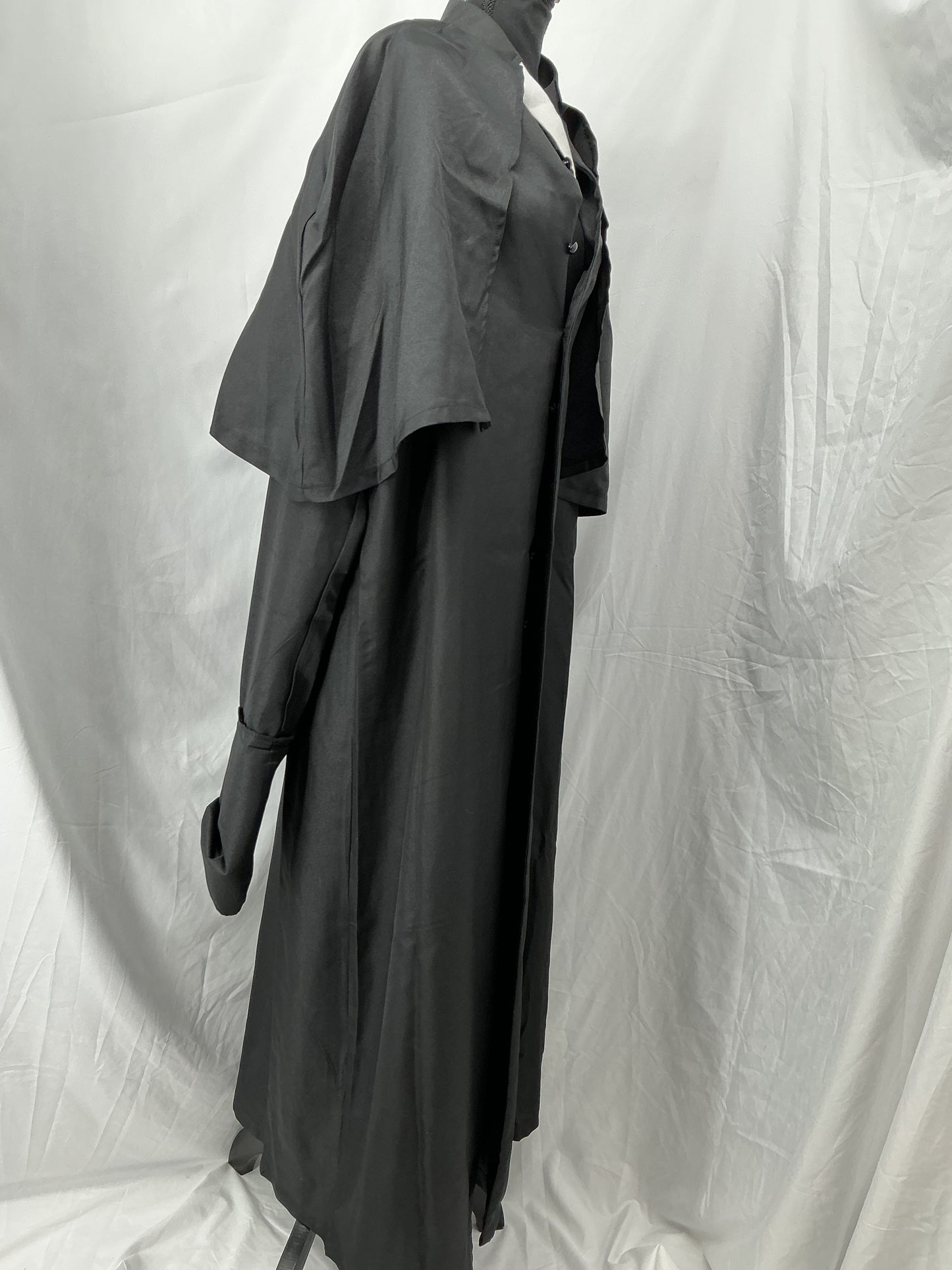 Long Black Coat Size L