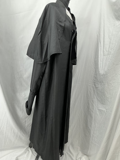 Long Black Coat Size L