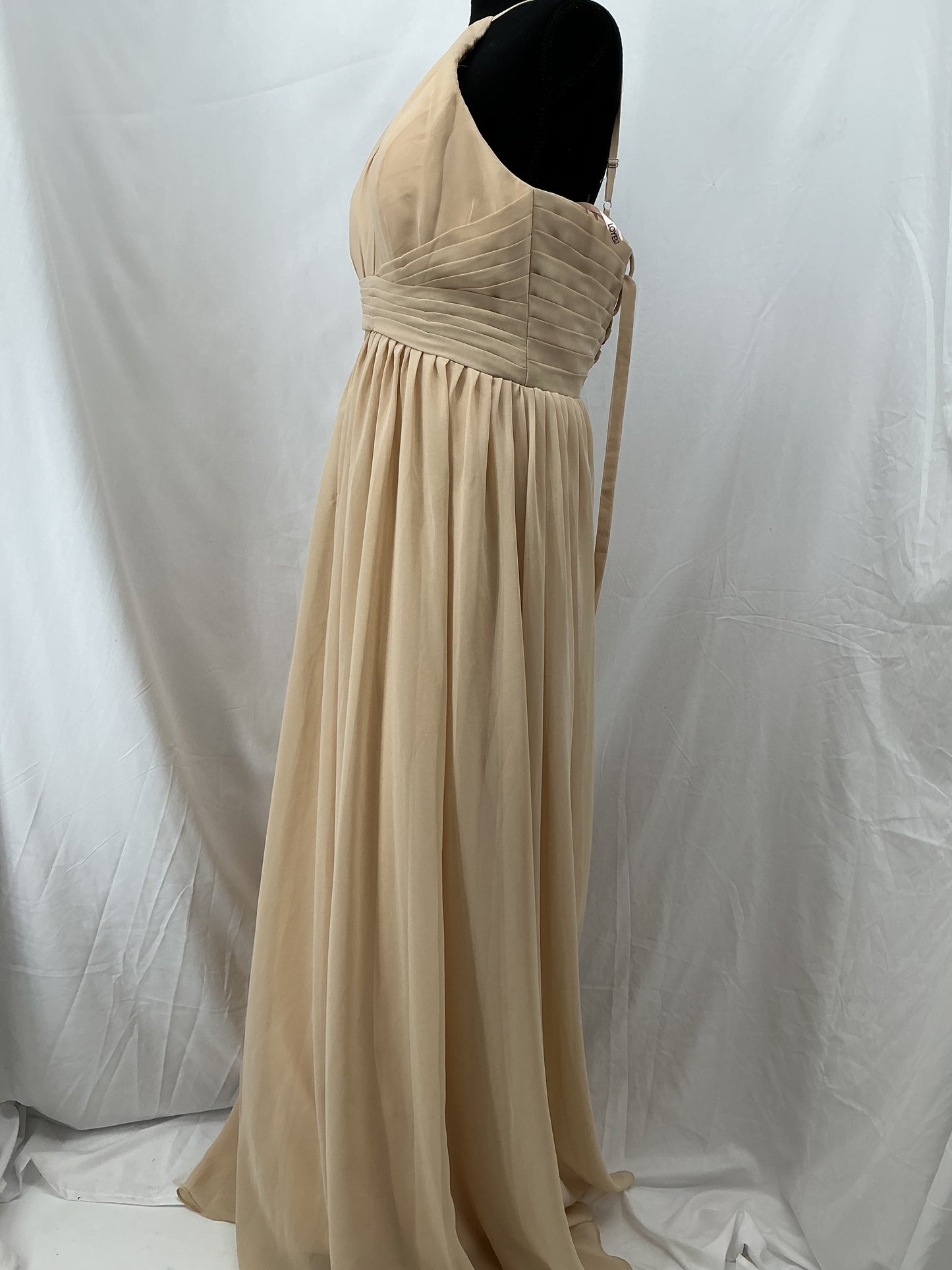 Beige Long Dress Size 10
