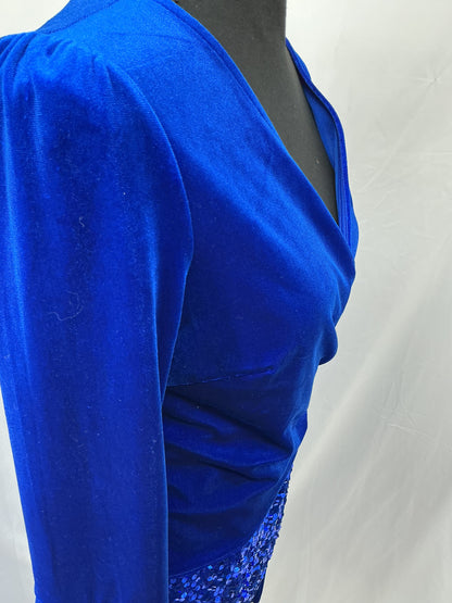 Blue Sequin Dress size M