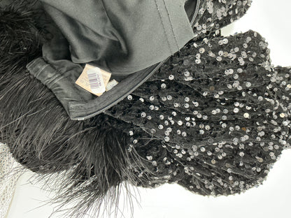 Black Sequin Dress Size M