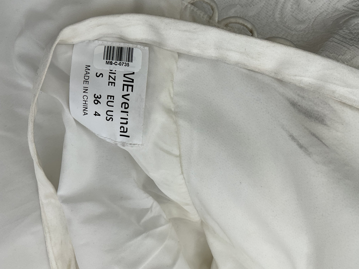 White Long Dress Size 4