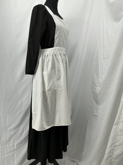 White Maid Apron Size S