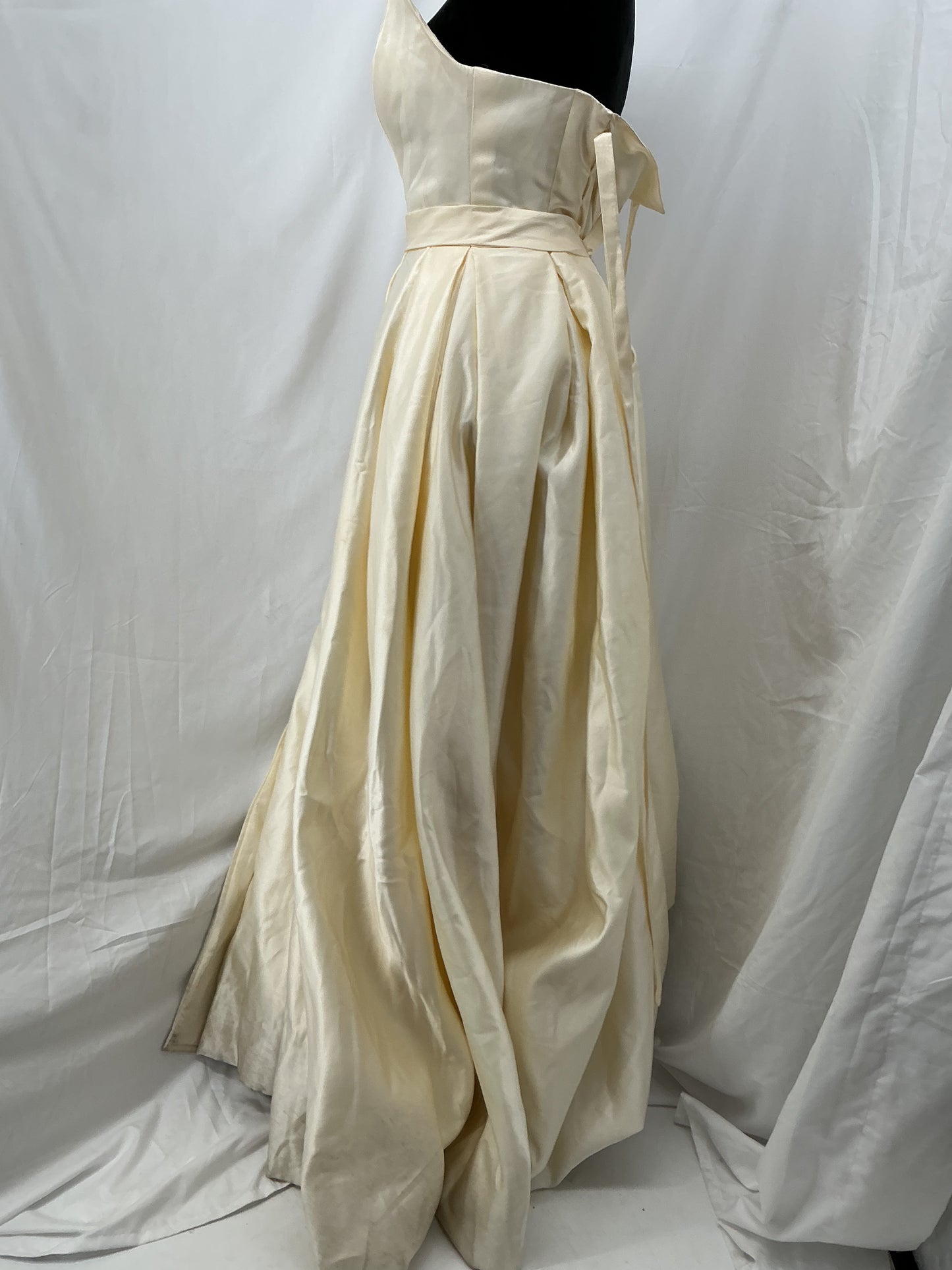 Beige Strapless Long Dress Size 88-70-96