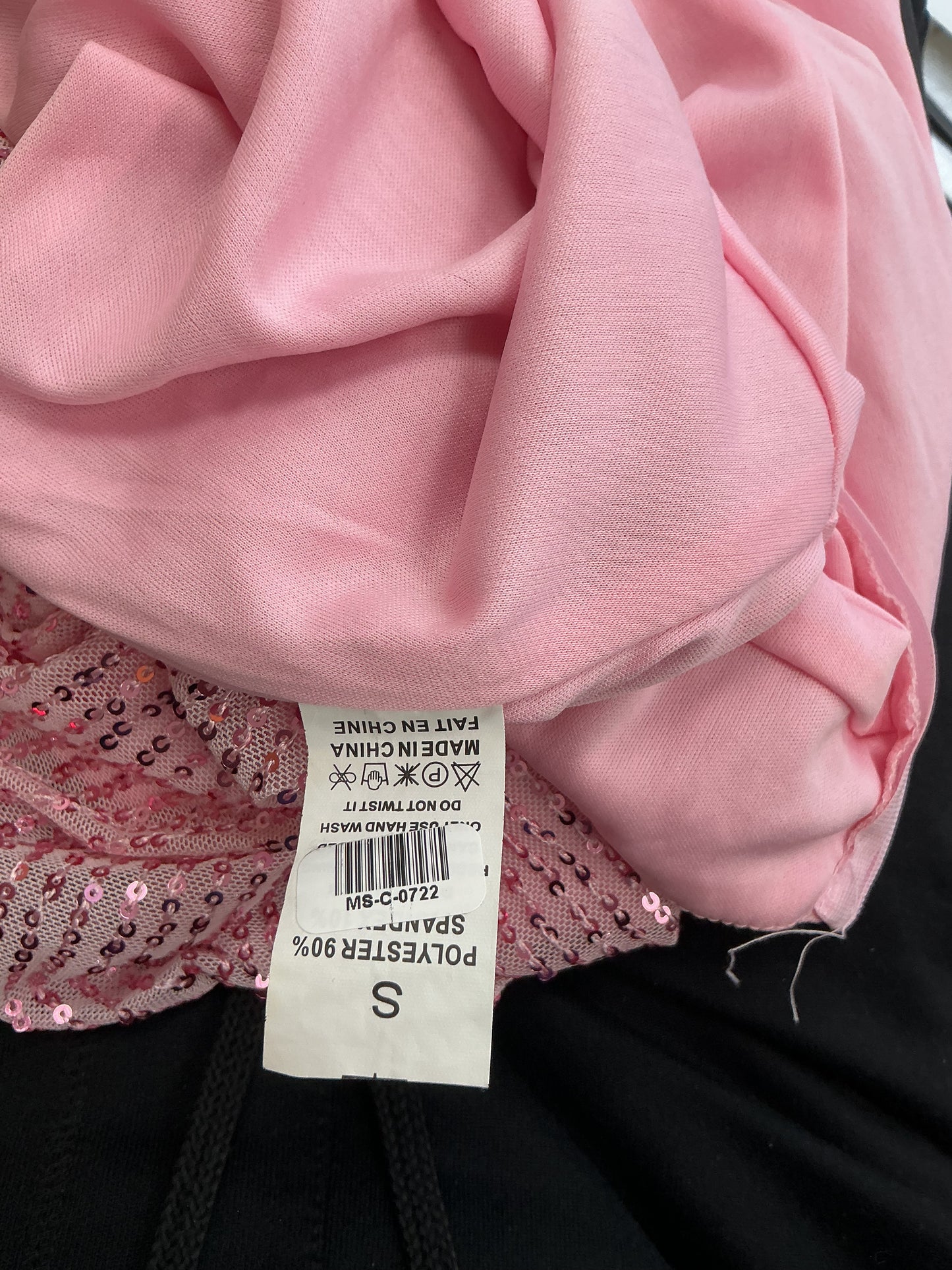 Pink Sequin Dress Size S