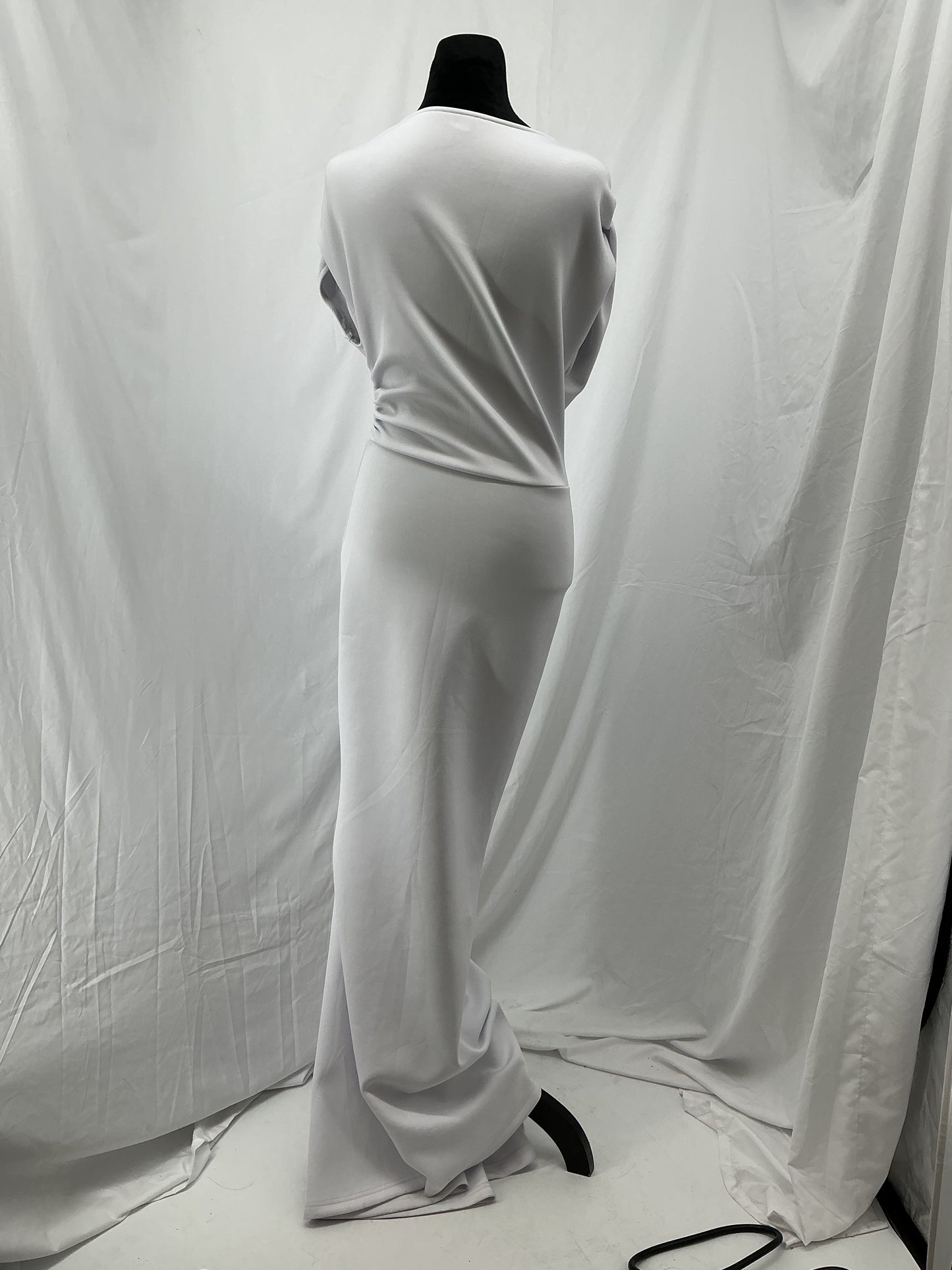 White Long Dress Size S