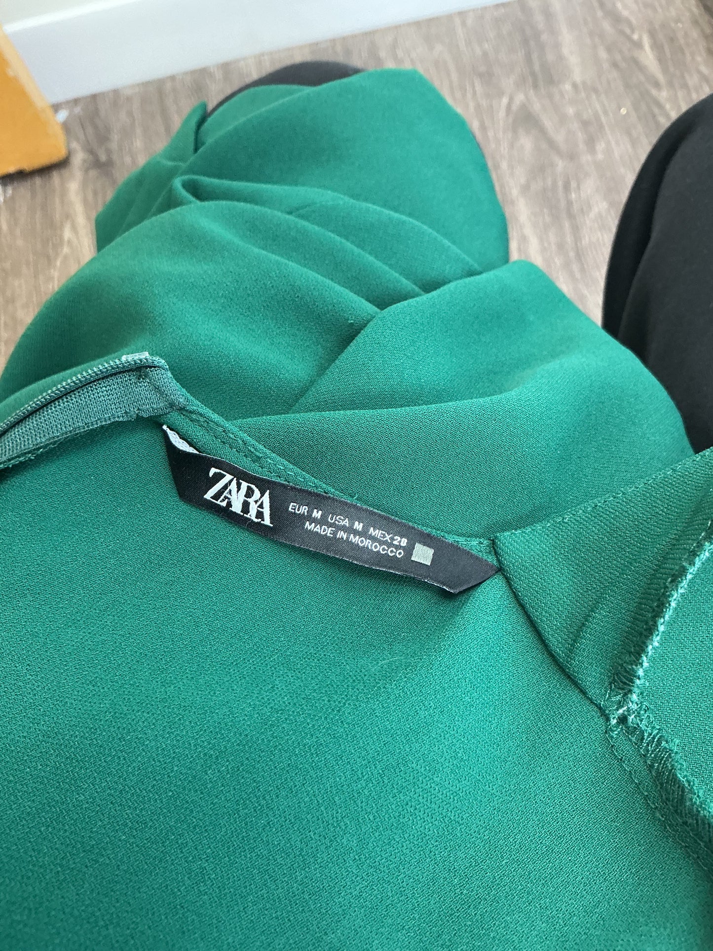 ZARA Green Dress Size M