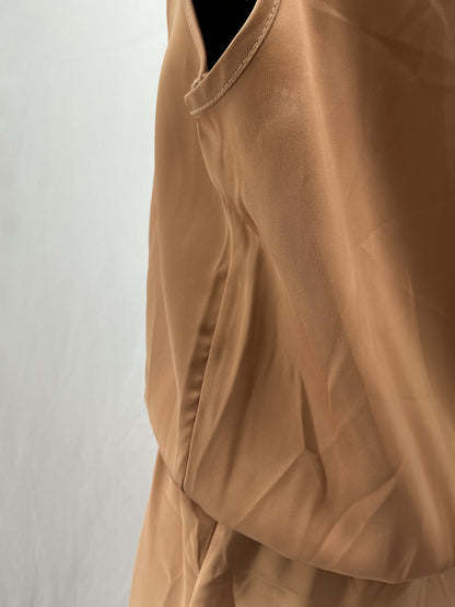 Pretty Garden Tan Dress Size M