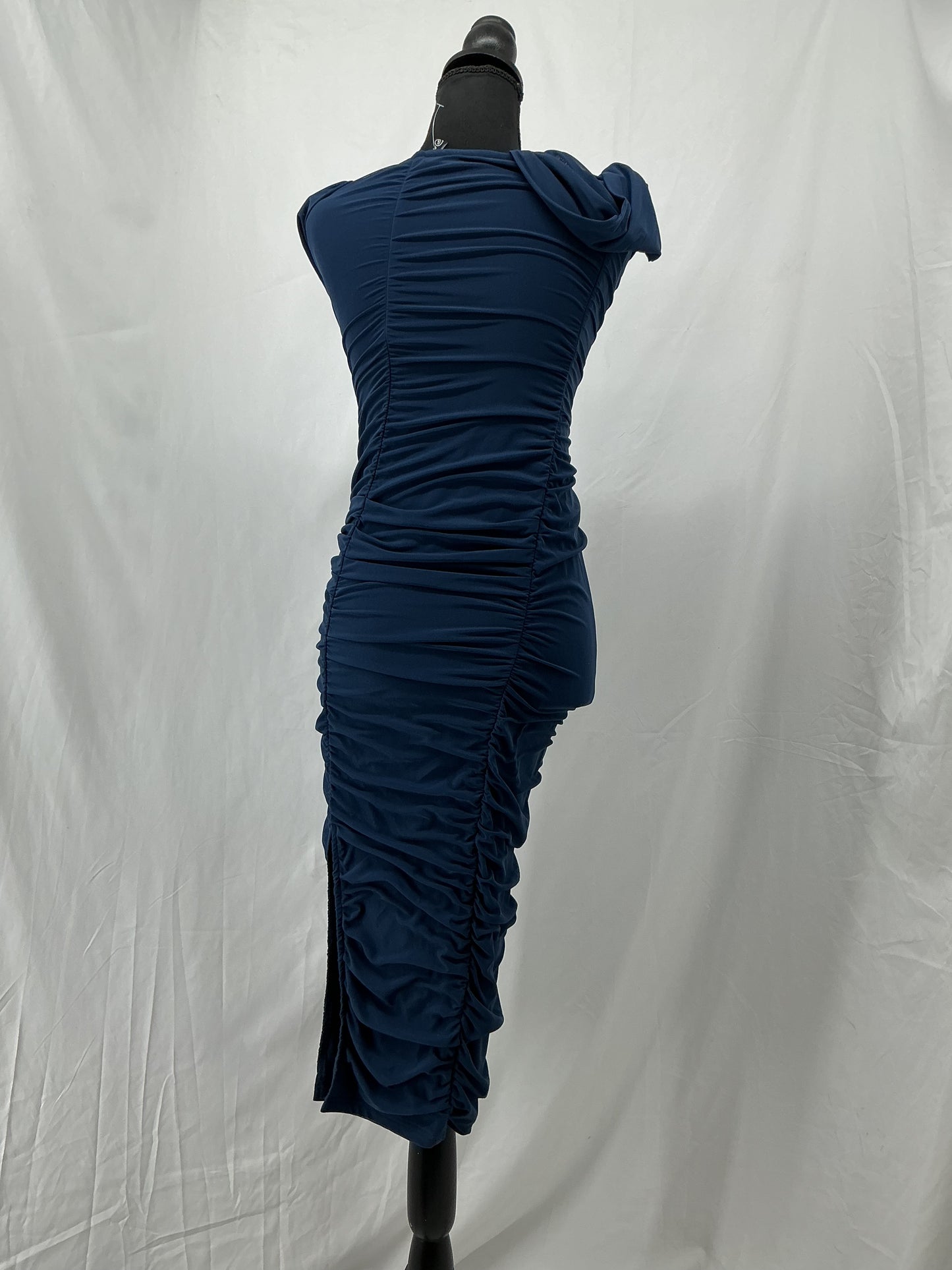 Pretty Garden Navy Blue Dress Size S