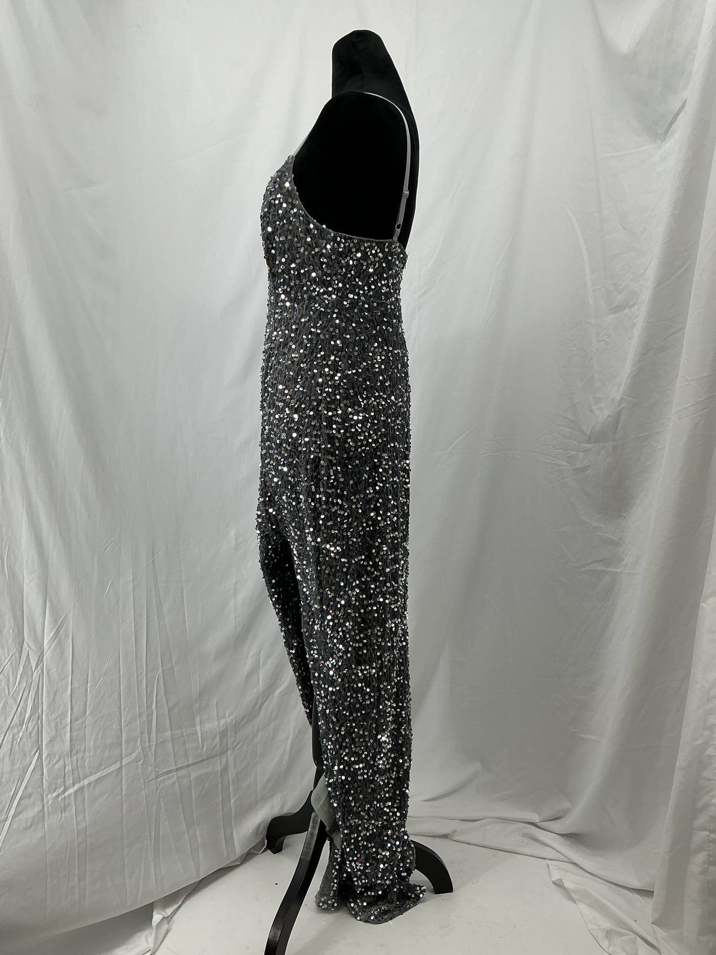 Silver Sequin Dress Size M