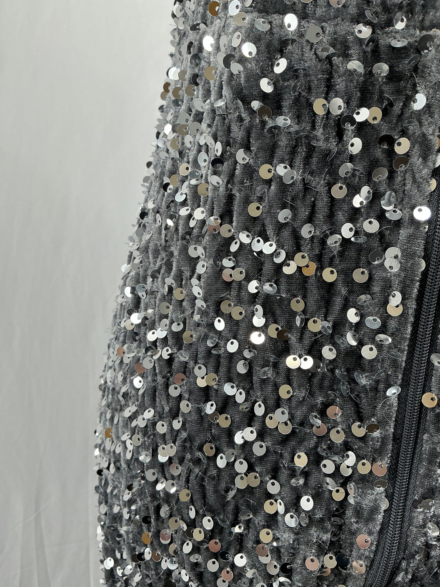 Silver Sequin Dress Size M