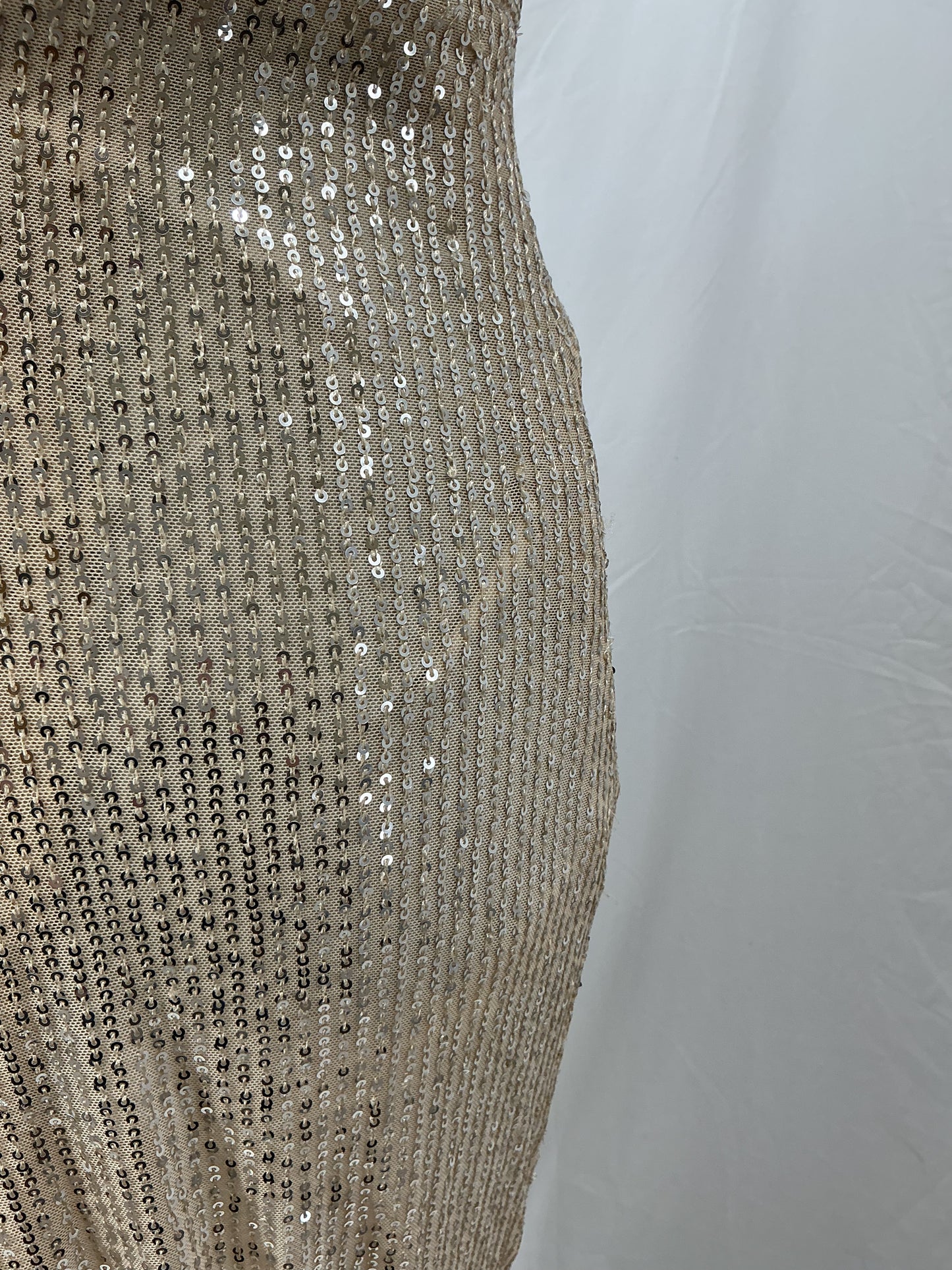 Gold sequin Long Dress Size 8