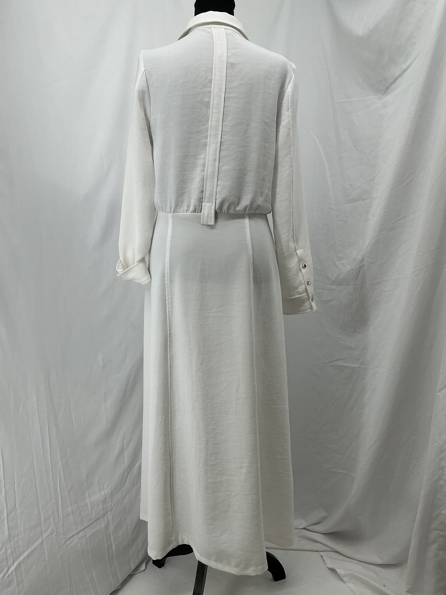 ZARA White Dress Coat Size XS