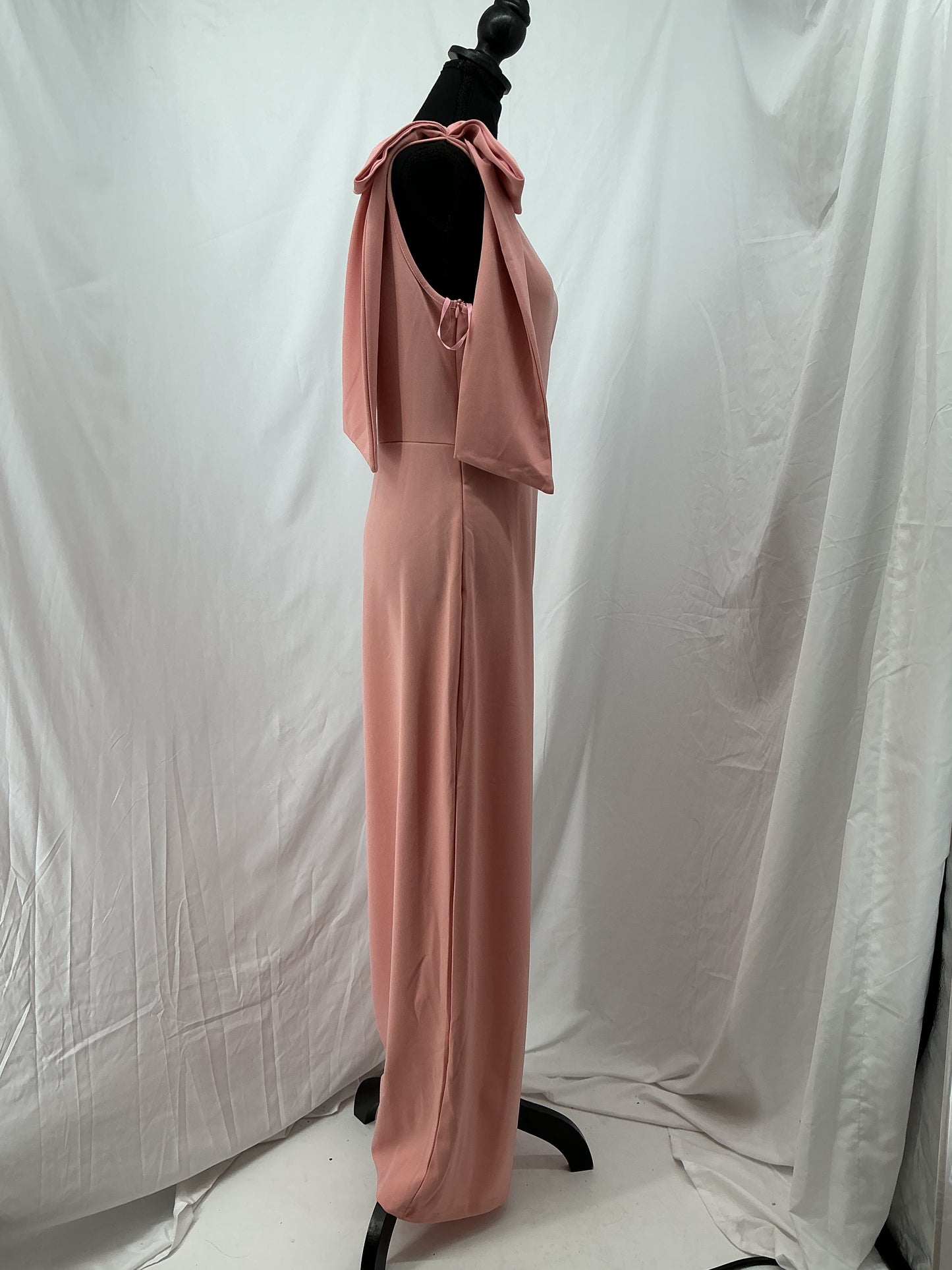 Pretty Garden Pink One-shoulder Dress Size M