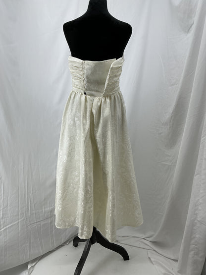 White Strapless Dress Size 8