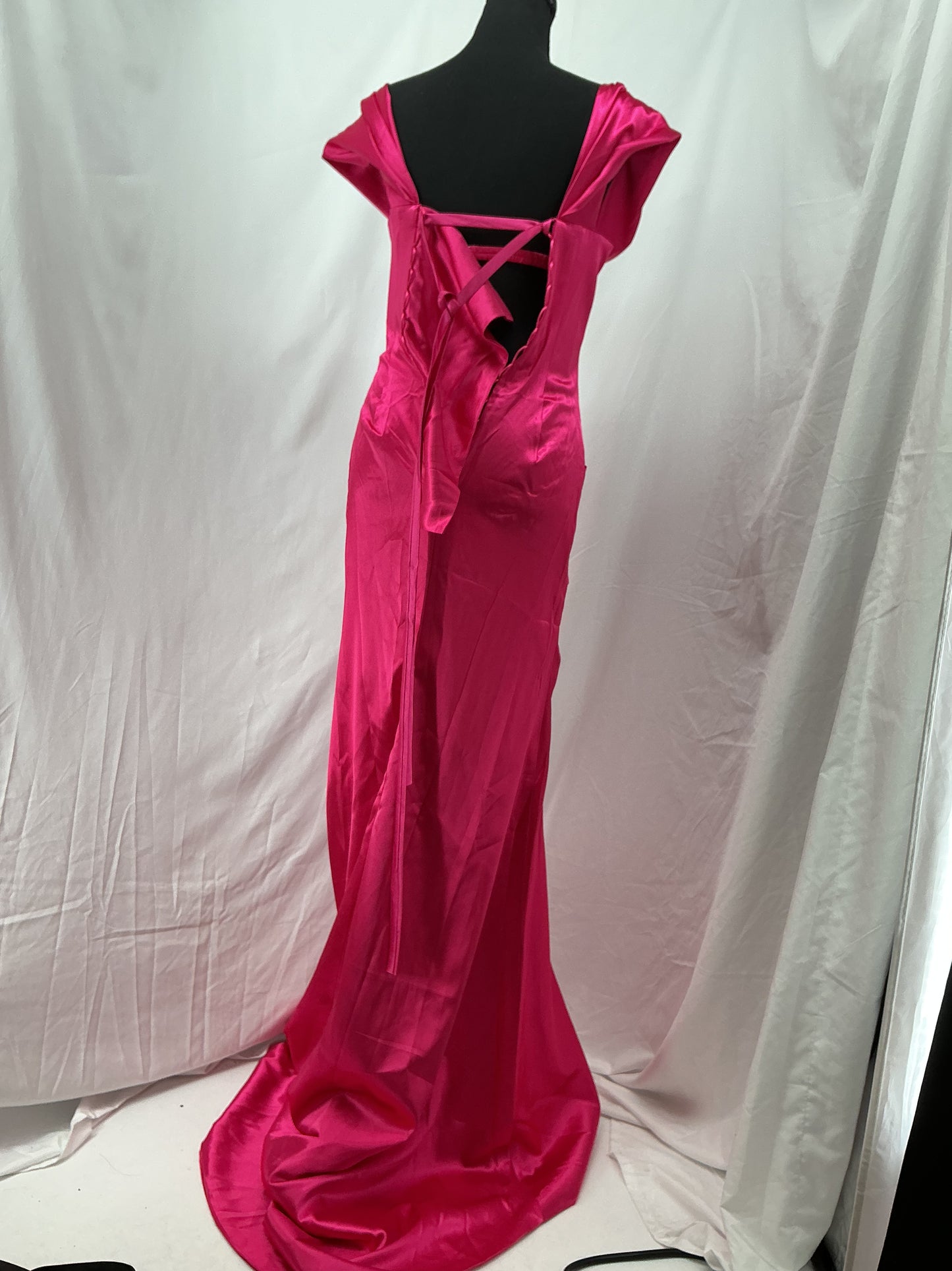 Fuchsia Long Dress Size No