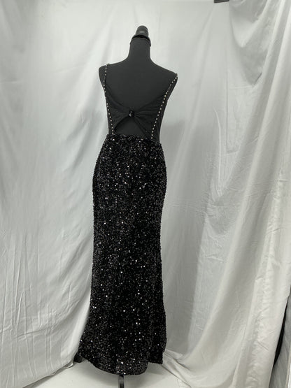 Black Sequin Dress Size No