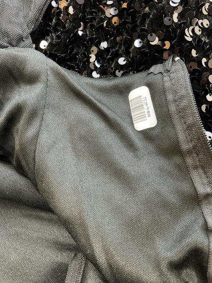 Black Sequin Dress Size No