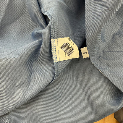 Maid Dress White Top with Blue Skirt Dress S