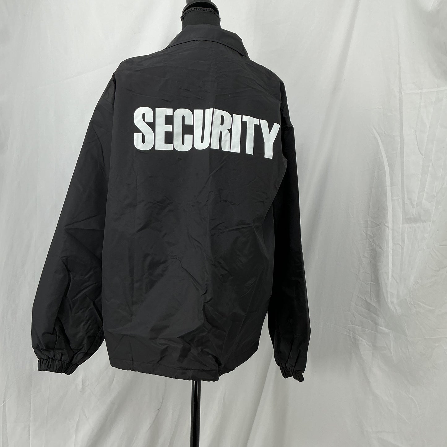 Black Security Jacket Size L