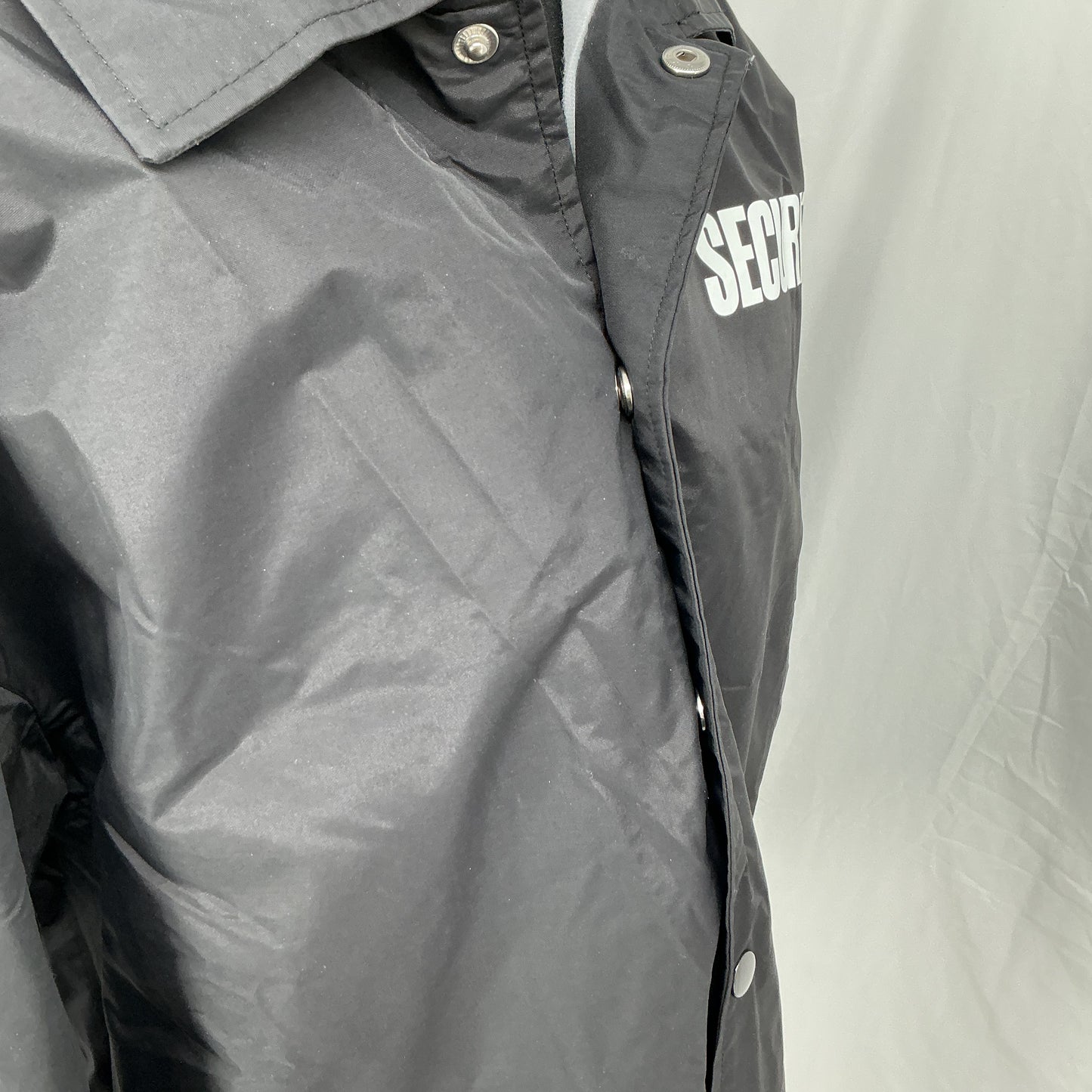 Black Security Jacket Size L