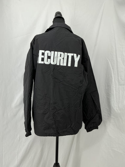 Black Security Jacket size L