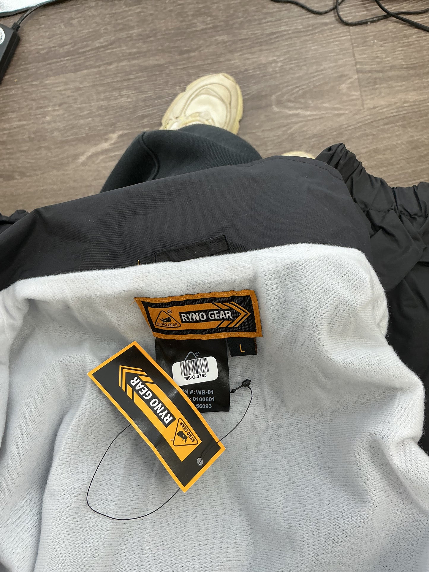 Black Security Jacket size L