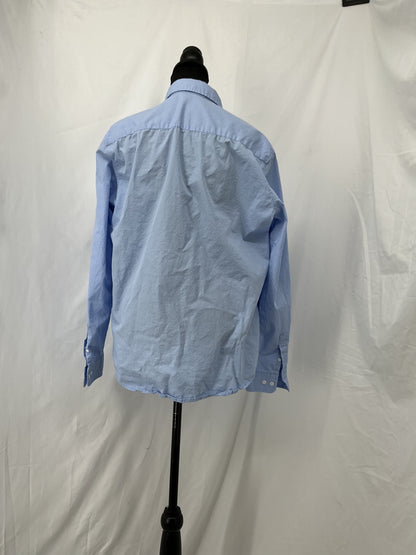 SHEIN Light Blue Button-up Shirt Size L