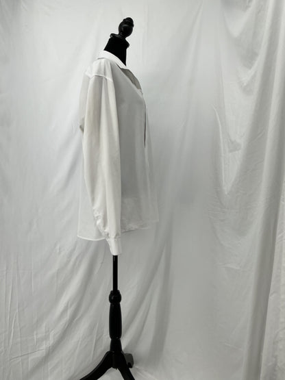 White Button-up Shirt Size L
