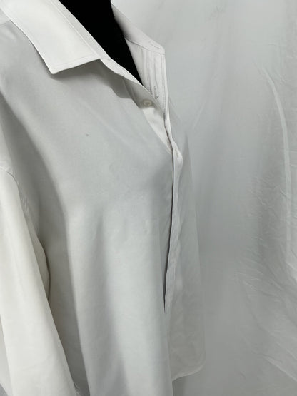 White Button-up Shirt Size L