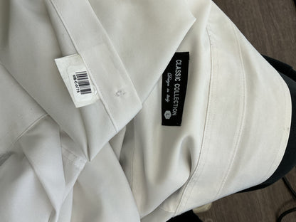 White Button-up Shirt Size L
