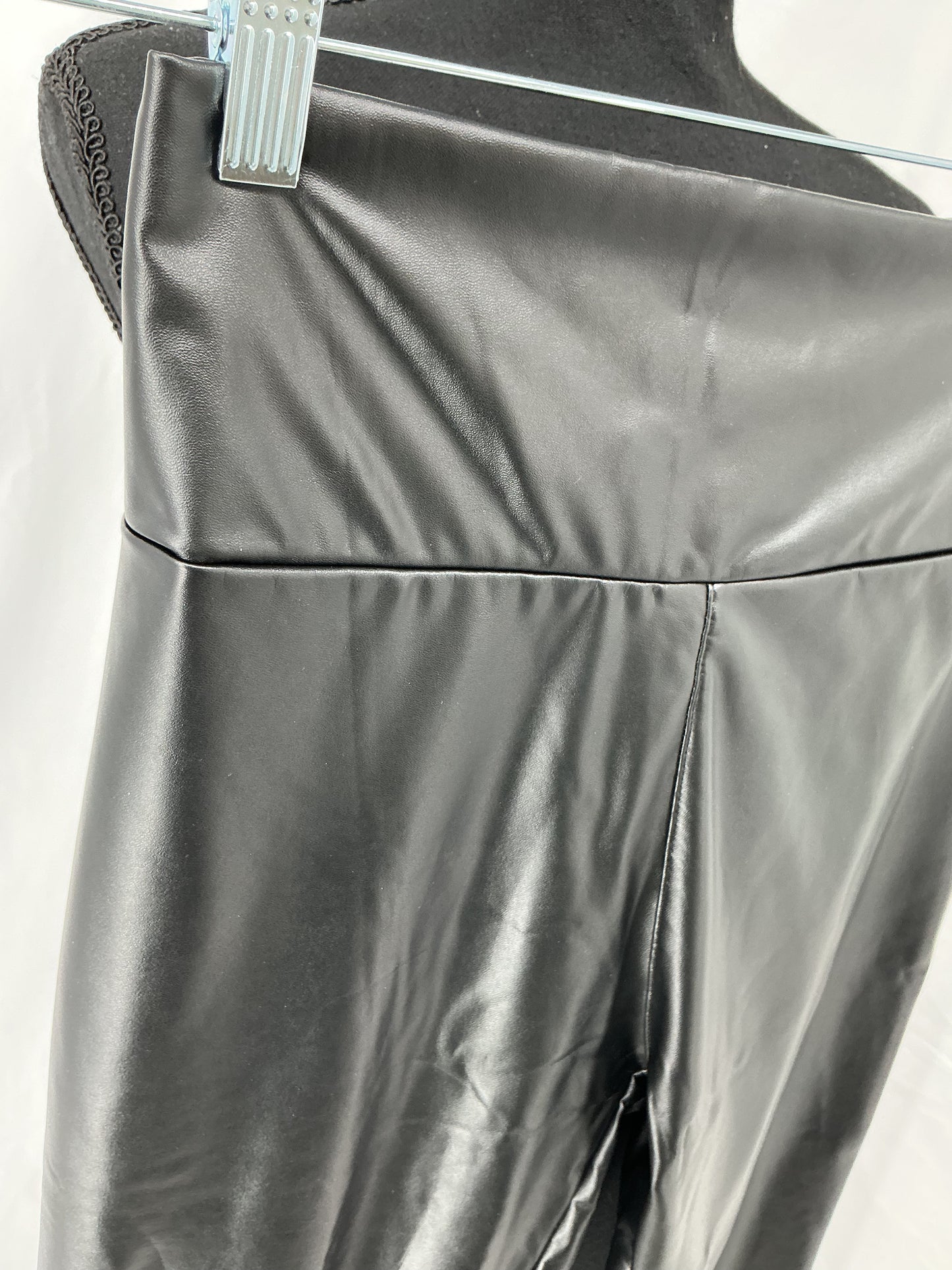 Black Leather Pants Size M