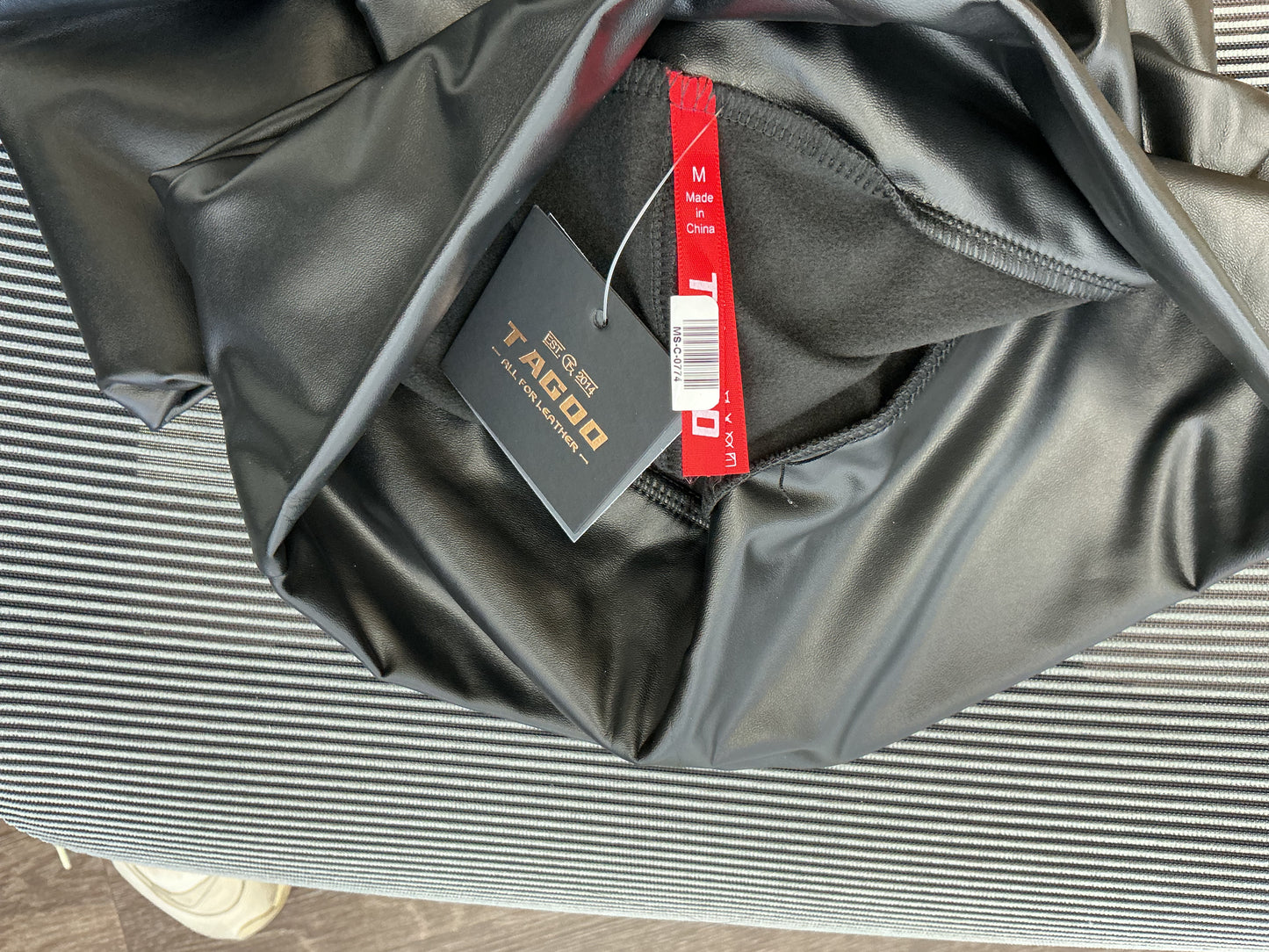 Black Leather Pants Size M