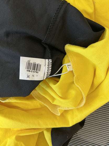 Yellow And Black Skirt Dress Size L