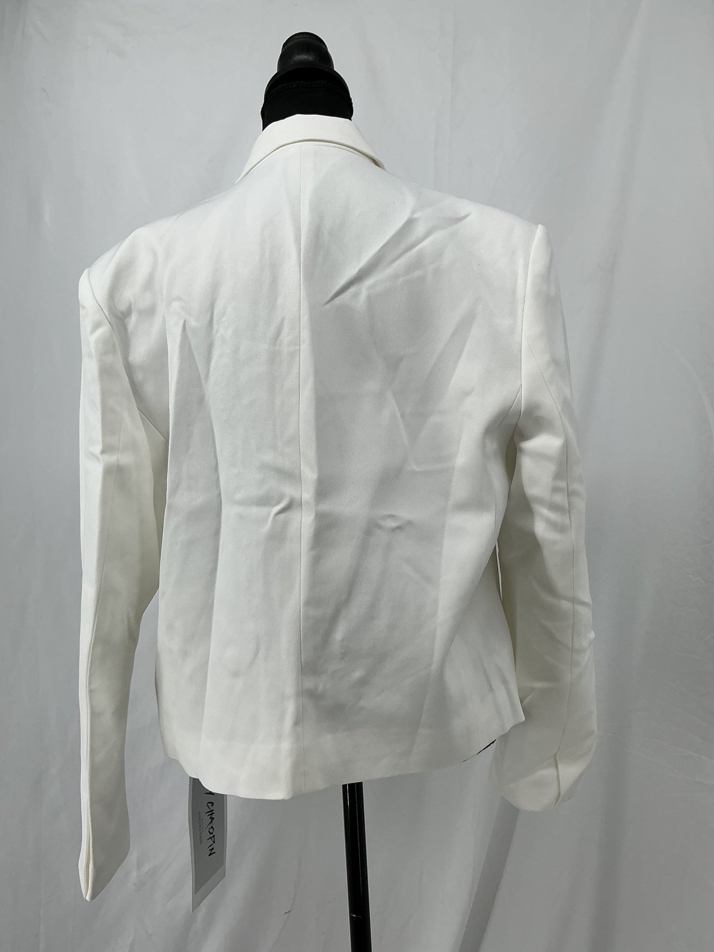 White Blazer With Rhinestone Pattern Size XXL