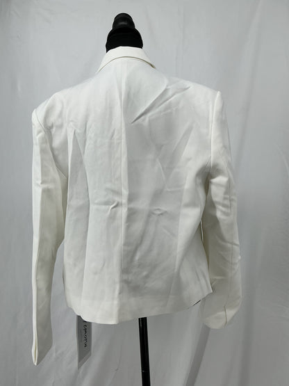 White Blazer With Rhinestone Pattern Size XXL