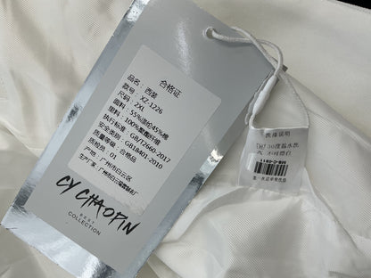 White Blazer With Rhinestone Pattern Size XXL