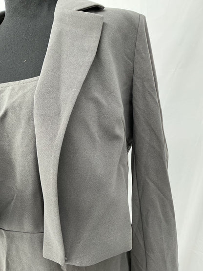 Grey Suit Dress and Coat size M