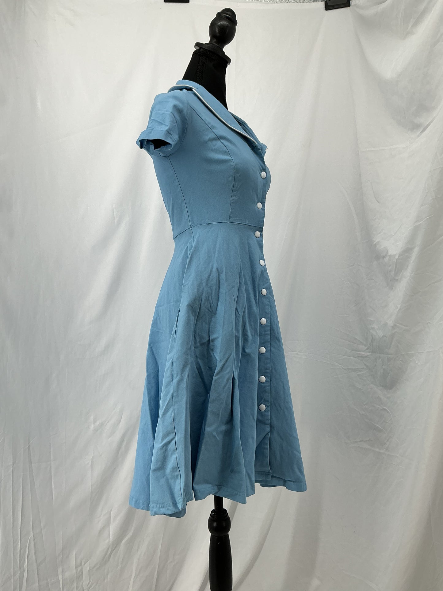 Light Blue Button-up Dress Size S