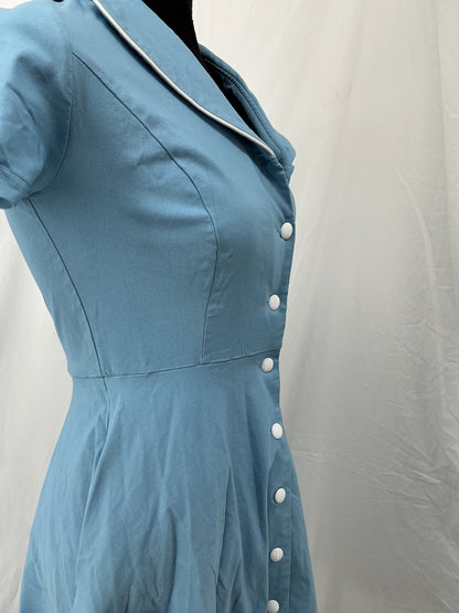 Light Blue Button-up Dress Size S