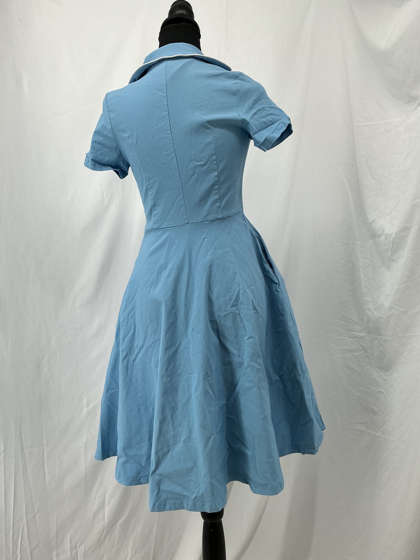 Light Blue Button-up Dress Size S