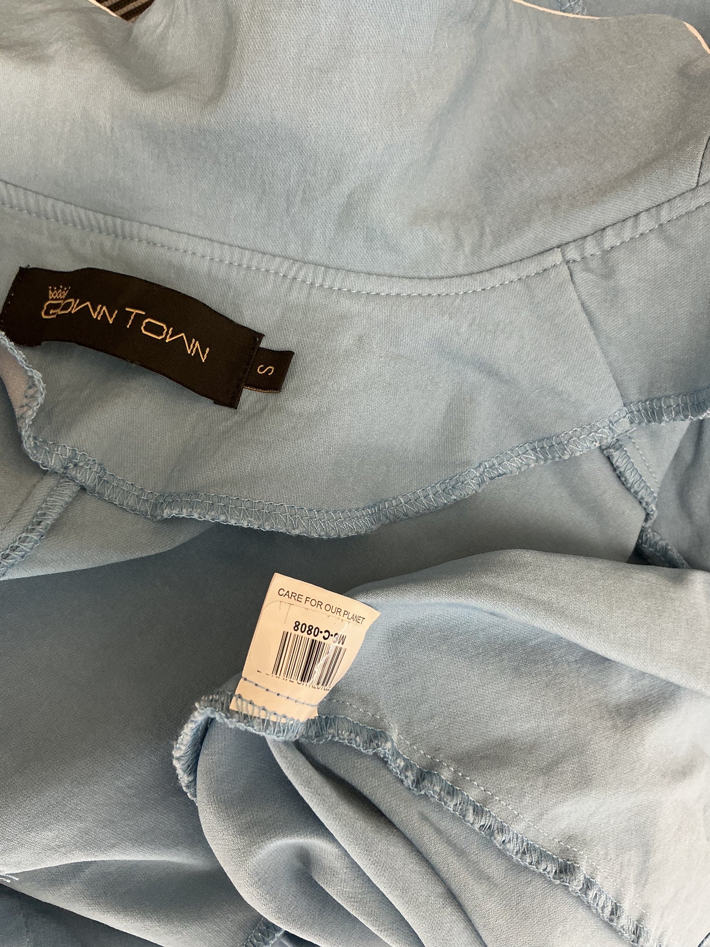 Light Blue Button-up Dress Size S