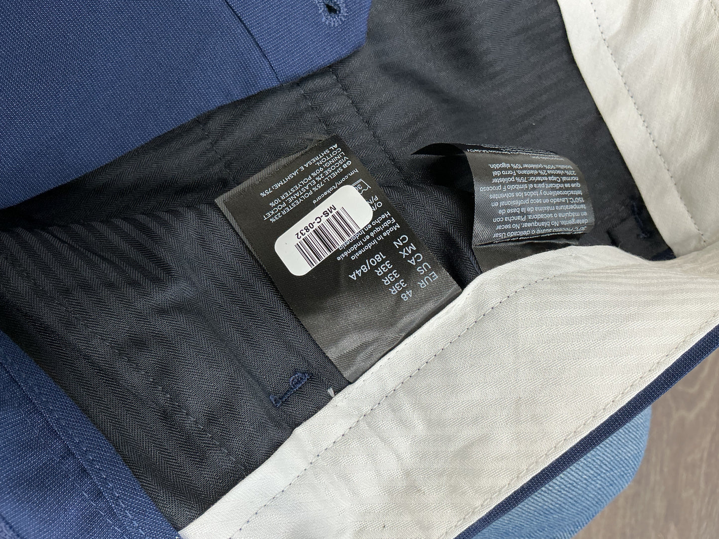 Blue Suit Pants Size 33R