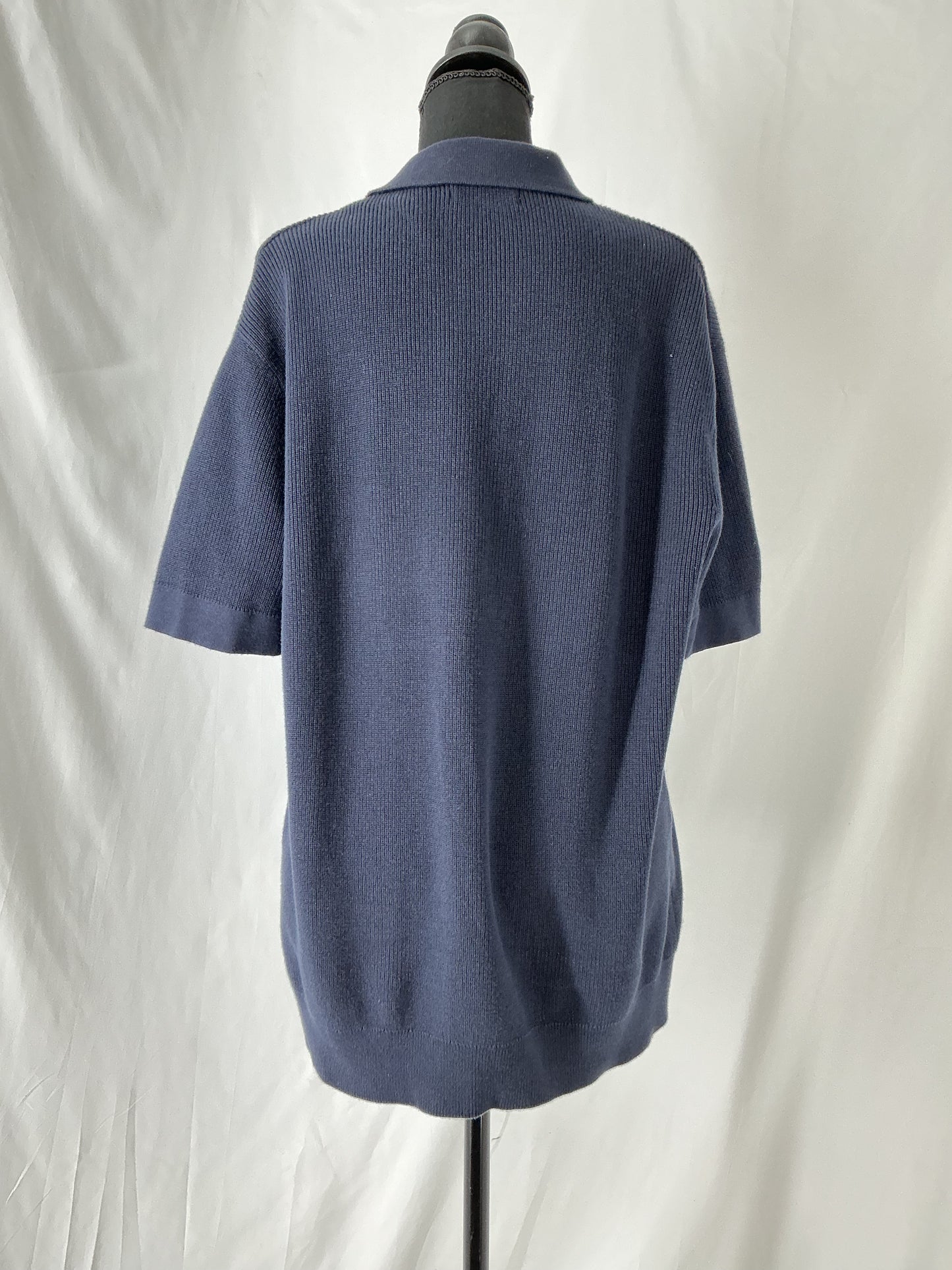 ZARA Navy Blue Sweater T-Shirt Size M