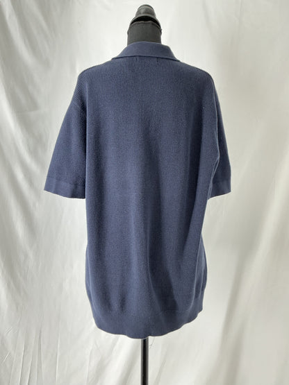 ZARA Navy Blue Sweater T-Shirt Size M