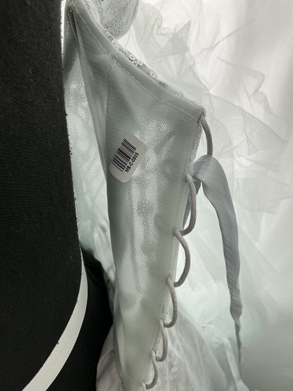 Silver Sequin Long Dress Size No